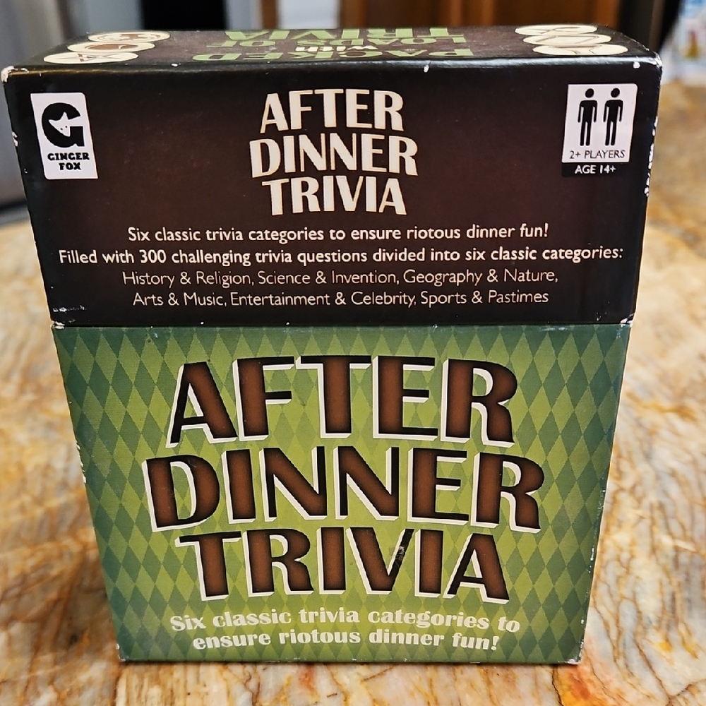 After Dinner Trivia Game